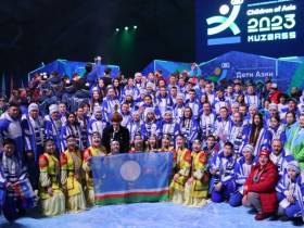 Фото и видео: в Кузбассе состоялась церемония открытия II зимних игр «Дети Азии»