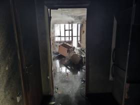 В Якутске в новостройке по улице Петра Алексеева произошел пожар