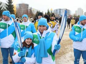 Финальная эстафета огня международных зимних игр «Дети Азии» завершилась в Кемерове