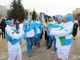 Финальная эстафета огня международных зимних игр «Дети Азии» завершилась в Кемерове