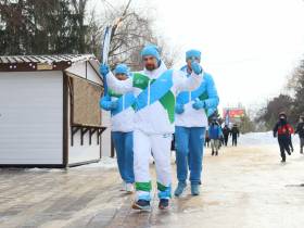 Финальная эстафета огня международных зимних игр «Дети Азии» завершилась в Кемерове