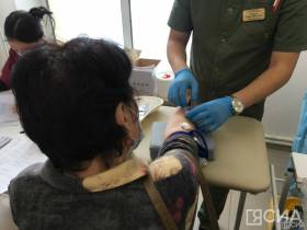 Порядка 200 человек прошли выездной медосмотр в Хангаласском районе Якутии