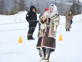 На международном чемпионате по оленеводству в Якутии определили лучших в метании аркана