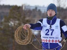 На международном чемпионате по оленеводству в Якутии определили лучших в метании аркана