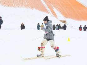Стали известны имена победителей в беге с палкой на широких лыжах на чемпионате по оленеводству