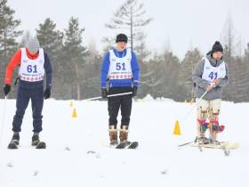 Стали известны имена победителей в беге с палкой на широких лыжах на чемпионате по оленеводству