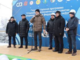 Первую сваю многофункционального центра забили в селе Бясь-Кюель