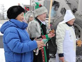 Жители якутского села Бясь-Кюель поблагодарили Владимира Путина и Айсена Николаева