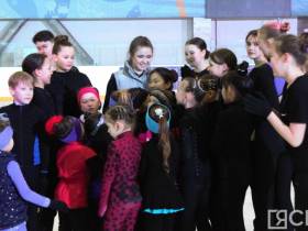 Фигуристка Камила Валиева провела мастер-класс в Якутске