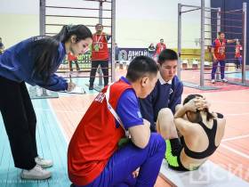 Чемпионы Олимпийских игр пришли поддержать участников гонки ГТО фестиваля «Муус Устар»