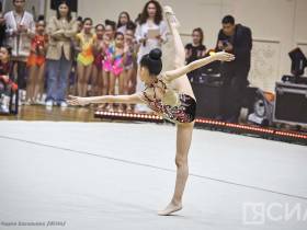 Чемпионка мира Лала Крамаренко выступила на вечере художественной гимнастики в Якутии
