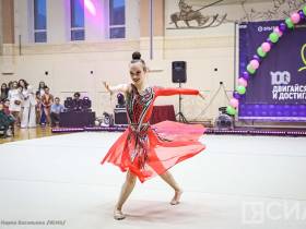 Чемпионка мира Лала Крамаренко выступила на вечере художественной гимнастики в Якутии