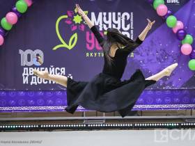 Чемпионка мира Лала Крамаренко выступила на вечере художественной гимнастики в Якутии