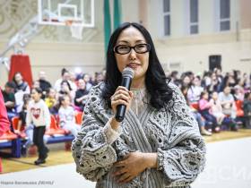 Чемпионка мира Лала Крамаренко выступила на вечере художественной гимнастики в Якутии