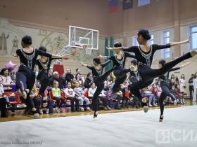 Чемпионка мира Лала Крамаренко выступила на вечере художественной гимнастики в Якутии