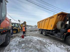 На месте утечки газа в Якутске продолжаются земляные работы
