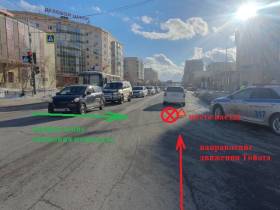 В Якутске по собственной неосторожности в ДТП пострадали два пешехода