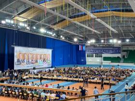 В Якутске провели массовый сеанс игры в русские шашки