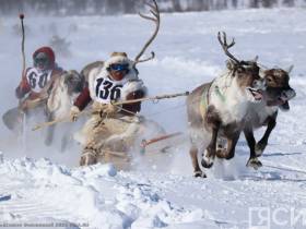Фото и видео: праздник спорта оленеводов в Эвено-Бытантайском районе Якутии