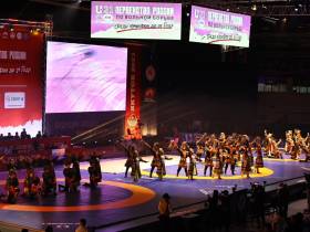 Торжественное открытие первенства России по вольной борьбе состоялось в Якутске