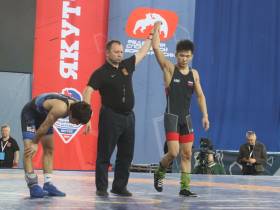 Два борца из Якутии вышли в полуфинал первенства России по вольной борьбе