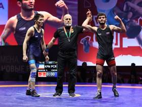 Борцы Юлиан Григорьев и Эдуард Попов уступили в схватках за третьи места первенства России