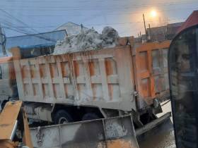 Работы по откачке воды в Гагаринском округе Якутска велись до четырех утра