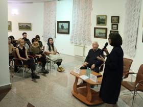 В Якутске прошла творческая встреча, посвящённая 100-летию художника Льва Габышева