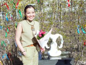 Выставка на открытом воздухе об образе женщины открылась в Якутске