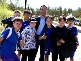 Айсен Николаев дал старт фестивалю «Сайын» ко Дню защиты детей в Якутске