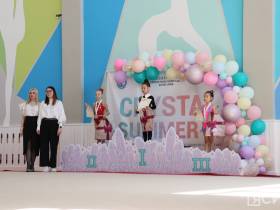 Около 170 гимнасток собрали межмуниципальные соревнования «Crystal Summer-II» в Якутске