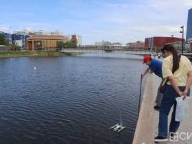 Гонки на самодельных катамаранах и яхтах провели среди школьников Якутии