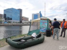 Гонки на самодельных катамаранах и яхтах провели среди школьников Якутии