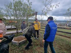 Железнодорожники приняли участие в акции «100 берез к 100-летию Алдана»