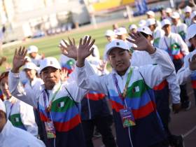 В Якутске прошла торжественная церемония открытия спартакиады учащихся «Спортивные якутяне»