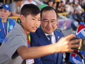 В Якутске прошла торжественная церемония открытия спартакиады учащихся «Спортивные якутяне»