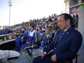 В Якутске прошла торжественная церемония открытия спартакиады учащихся «Спортивные якутяне»