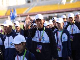 В Якутске прошла торжественная церемония открытия спартакиады учащихся «Спортивные якутяне»