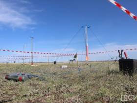 Школьники запустили самодельные ракеты у села Хатассы