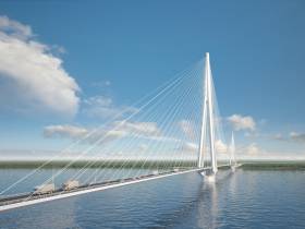 Группа «ВИС» направила в Главгосэкспертизу скорректированную часть проекта Ленского моста