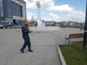 Замыкание провода и повреждение электрощита произошло в скверах Якутска