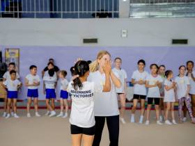 Выпускники игр «Дети Азии» провели мастер-классы для юных спортсменов Кыргызстана