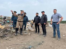 Ликвидировано возгорание на мусорном полигоне Якутска