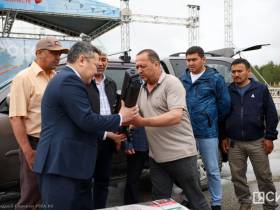 Узбекская община Якутии передала участникам СВО автомобиль, генераторы и антидроновое оружие