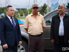 Узбекская община Якутии передала участникам СВО автомобиль, генераторы и антидроновое оружие