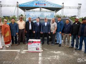 Узбекская община Якутии передала участникам СВО автомобиль, генераторы и антидроновое оружие