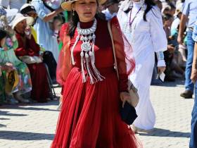 Фото: обзор нарядов известных якутян на Ысыахе Туймаады — 2023