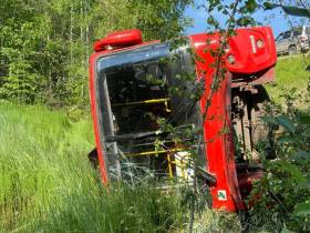 В Якутии перевернулся маршрутный автобус с пассажирами