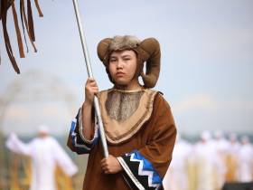 Фоторепортаж: первый день Ысыаха Олонхо в Оймяконском районе Якутии
