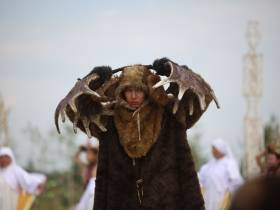 Фоторепортаж: первый день Ысыаха Олонхо в Оймяконском районе Якутии